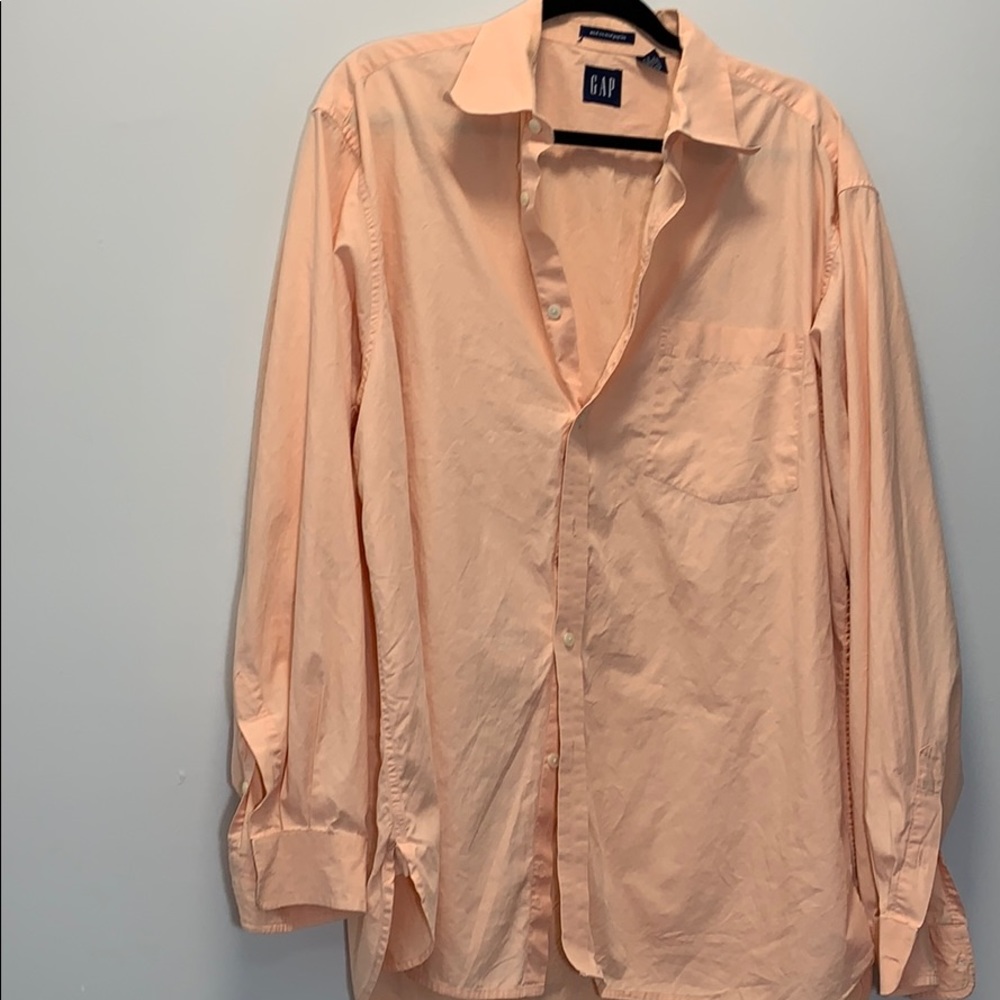 💯Gap long sleeve shirt button down shirt size XL